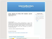 Tablet Screenshot of intensebowlers.com